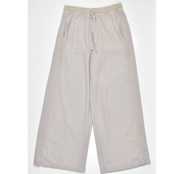 ATM Anthony Thomas Melillo Pants - ATM Pique Wide Leg Pants - XS